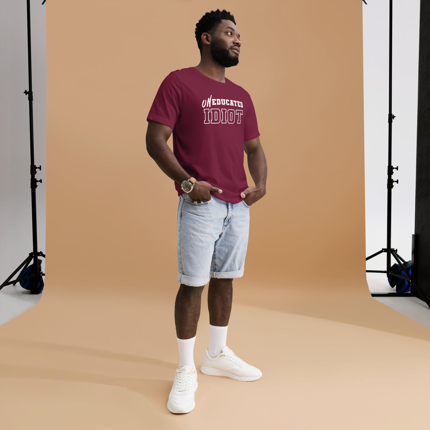 Uneducated Idiot Men's T-Shirt