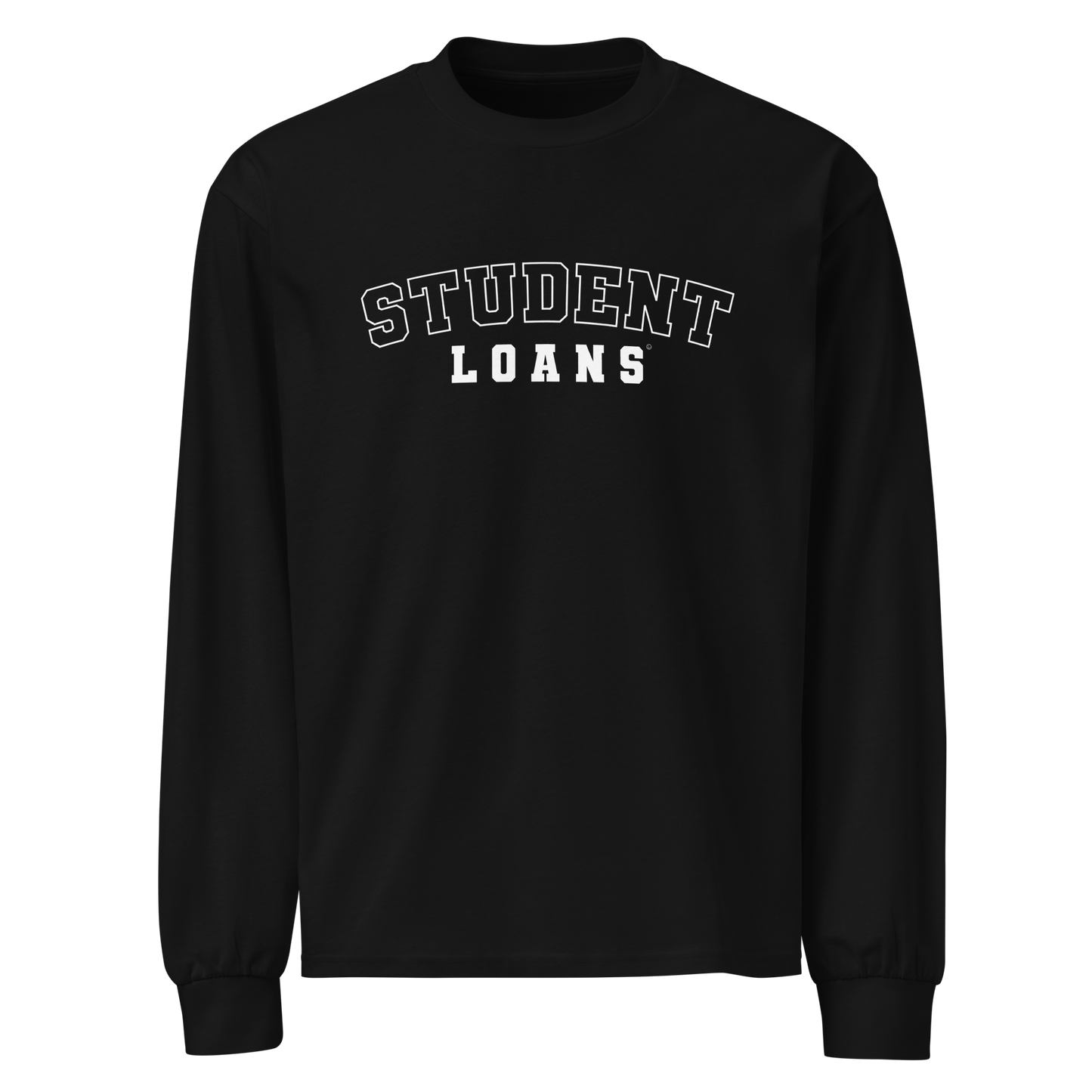 College Debt Mens Long Sleeve