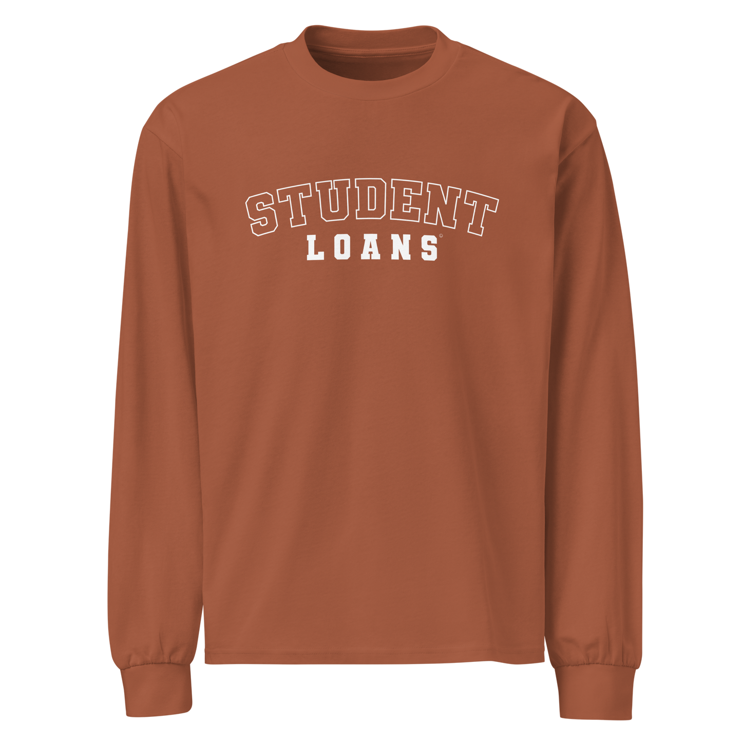 College Debt Mens Long Sleeve