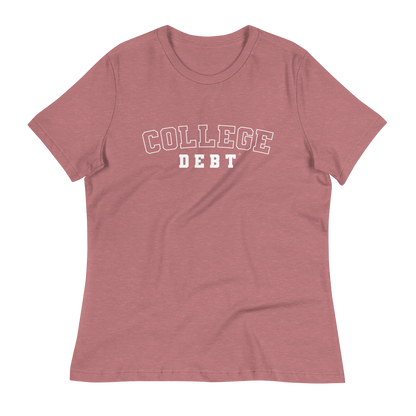 Women's College Debt T-Shirt